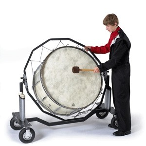 Carrinho para Bombo/Gongo WENGER mod. ONBOARD® BASS DRUM/GONG CART