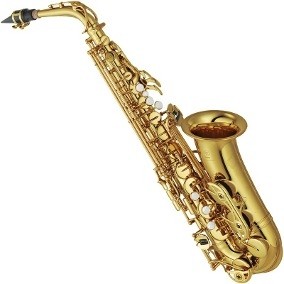 Saxofone Alto em Mib - Yamaha - Laqueado Ouro - Mod. YAS-62 - c/ Estojo